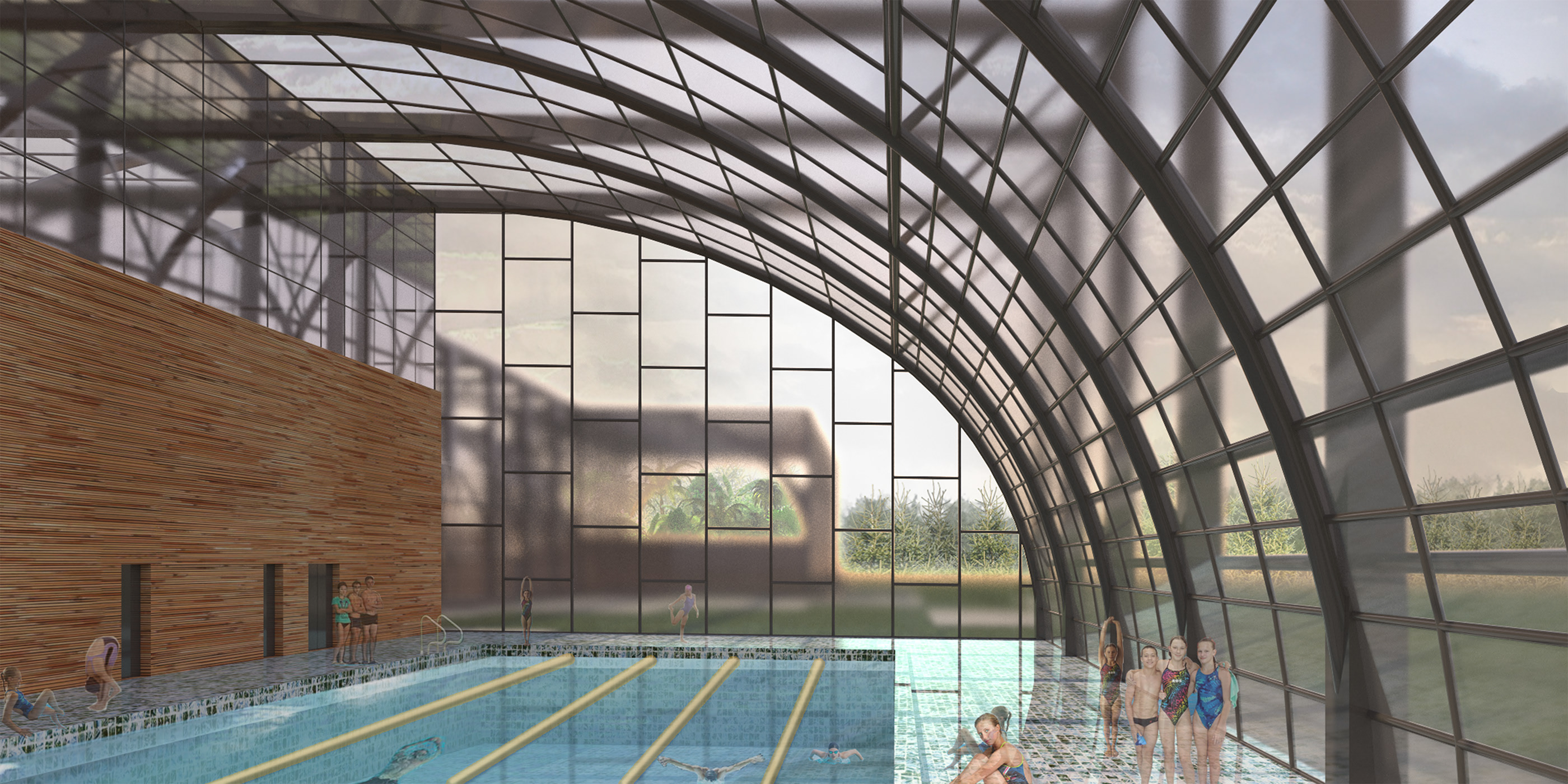 绿野体育中心——现代生态多功能运动场所-10