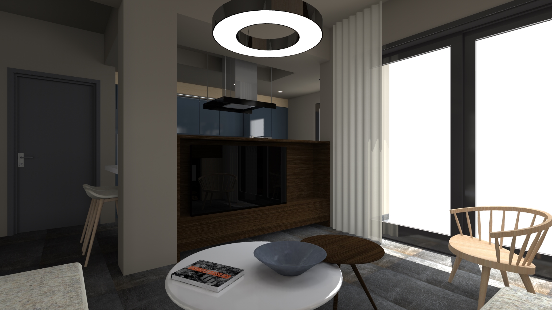 120 平米公寓，打造极简生活空间-4