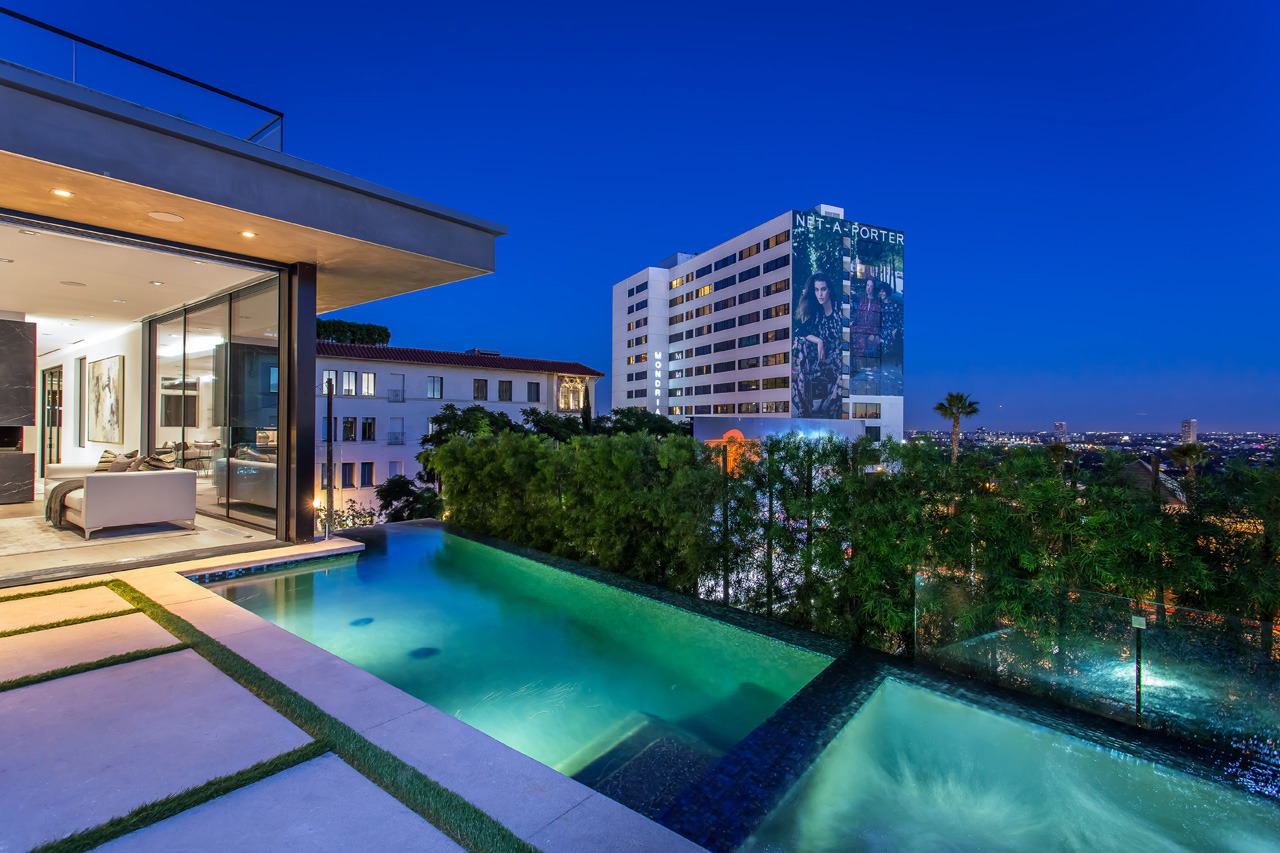 好莱坞山景无限泳池别墅改造-1