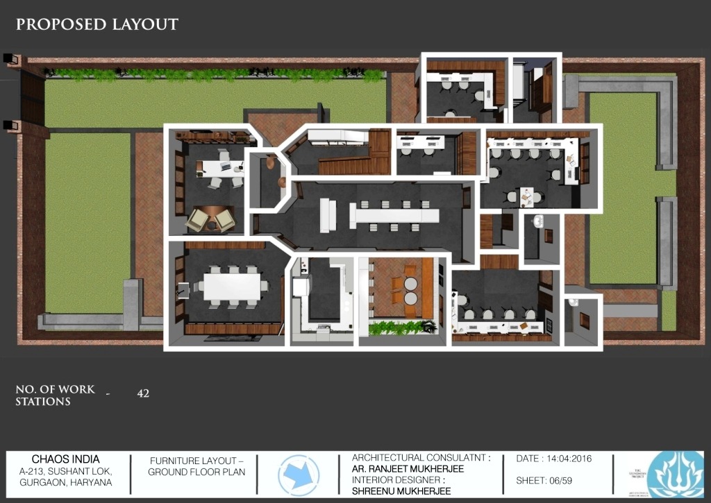 2016 年未实现的混沌全球办公室设计-0