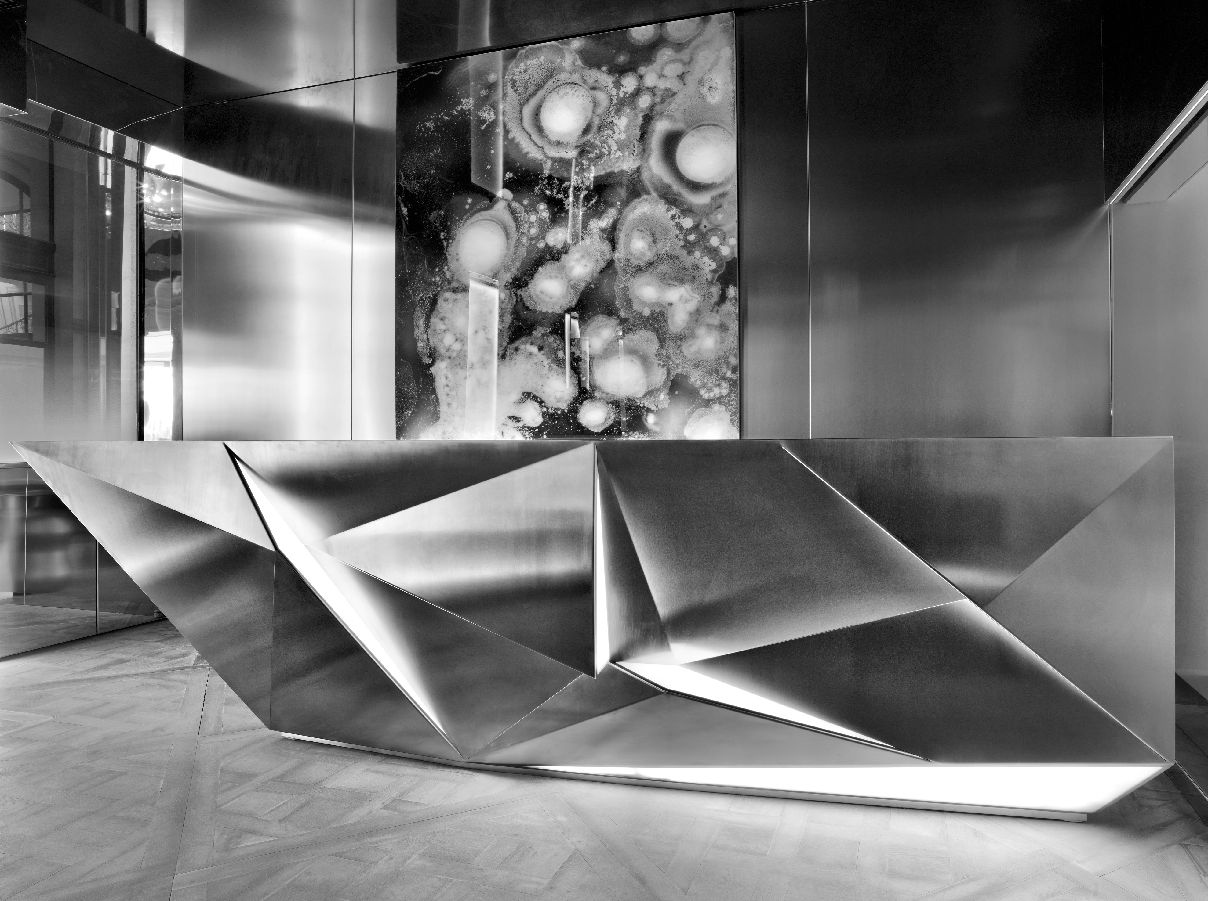 巴黎地标建筑中的现代办公空间-11