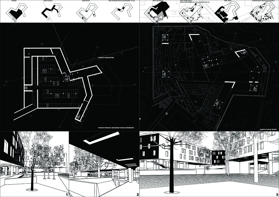 2005 年意大利卡拉布里亚地区总部扩建竞赛方案-2