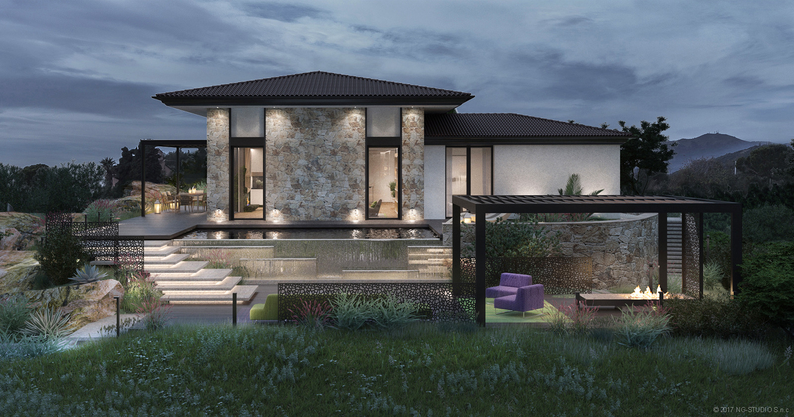 意大利里维埃拉现代别墅设计，NG-STUDIO 打造自然与艺术的融合-53