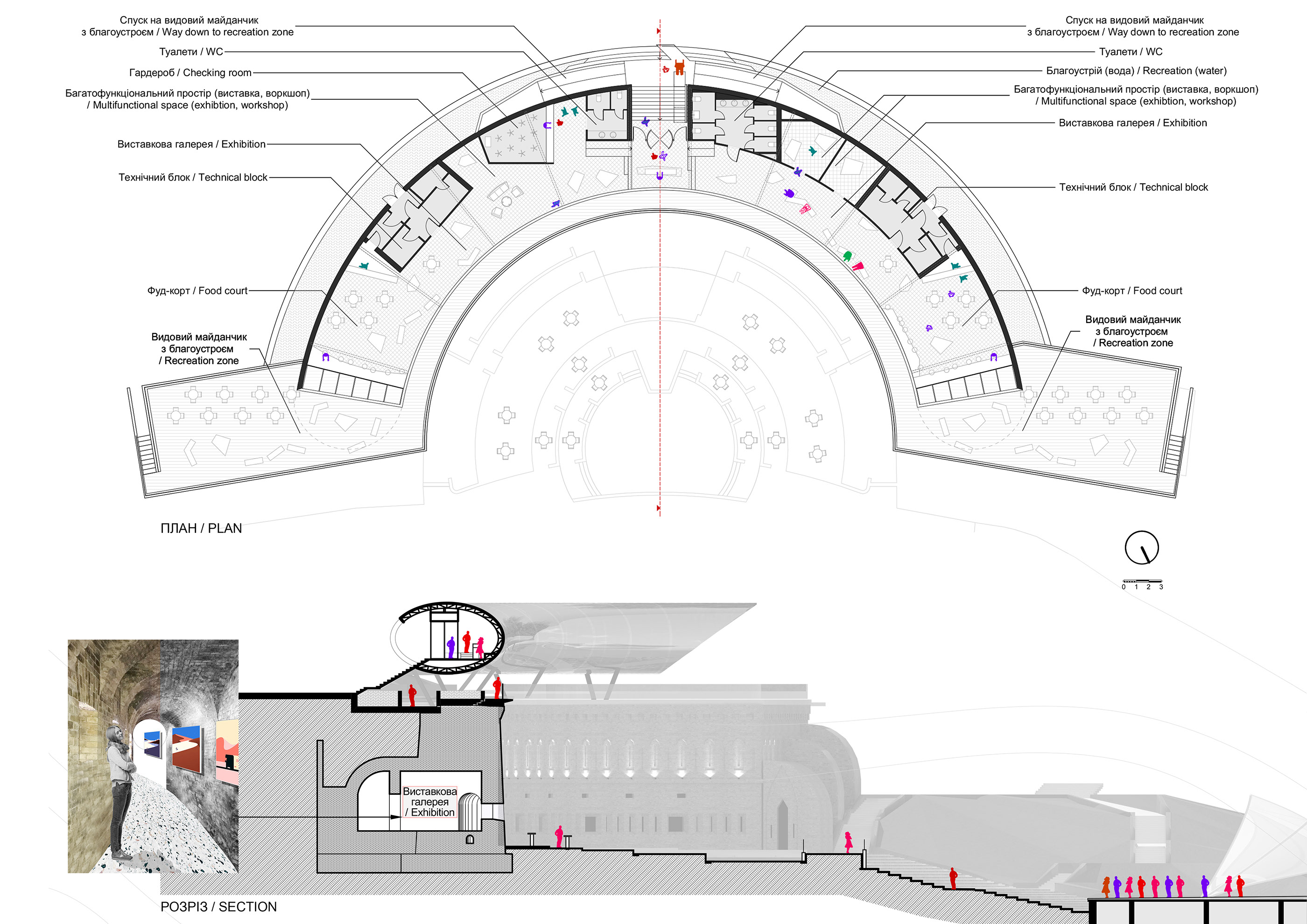 乌克兰基辅绿色剧场重建,古堡重生为艺术新地标-5