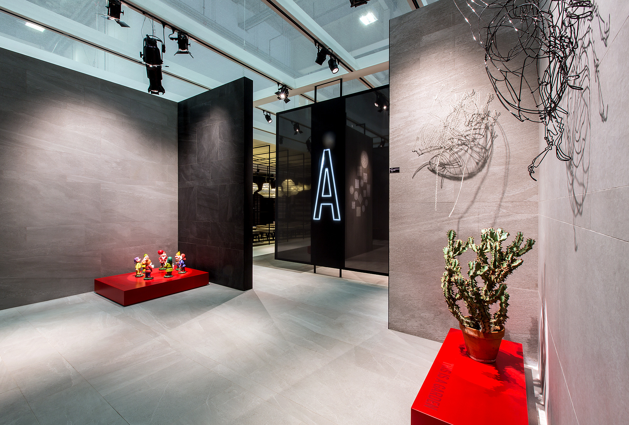 2016 年意大利博洛尼亚陶瓷展 KALE 陶瓷展位设计-1