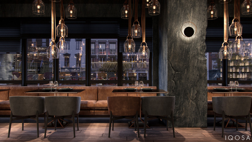 欧式高档餐厅 | 自然材料与精致设计的完美融合-6