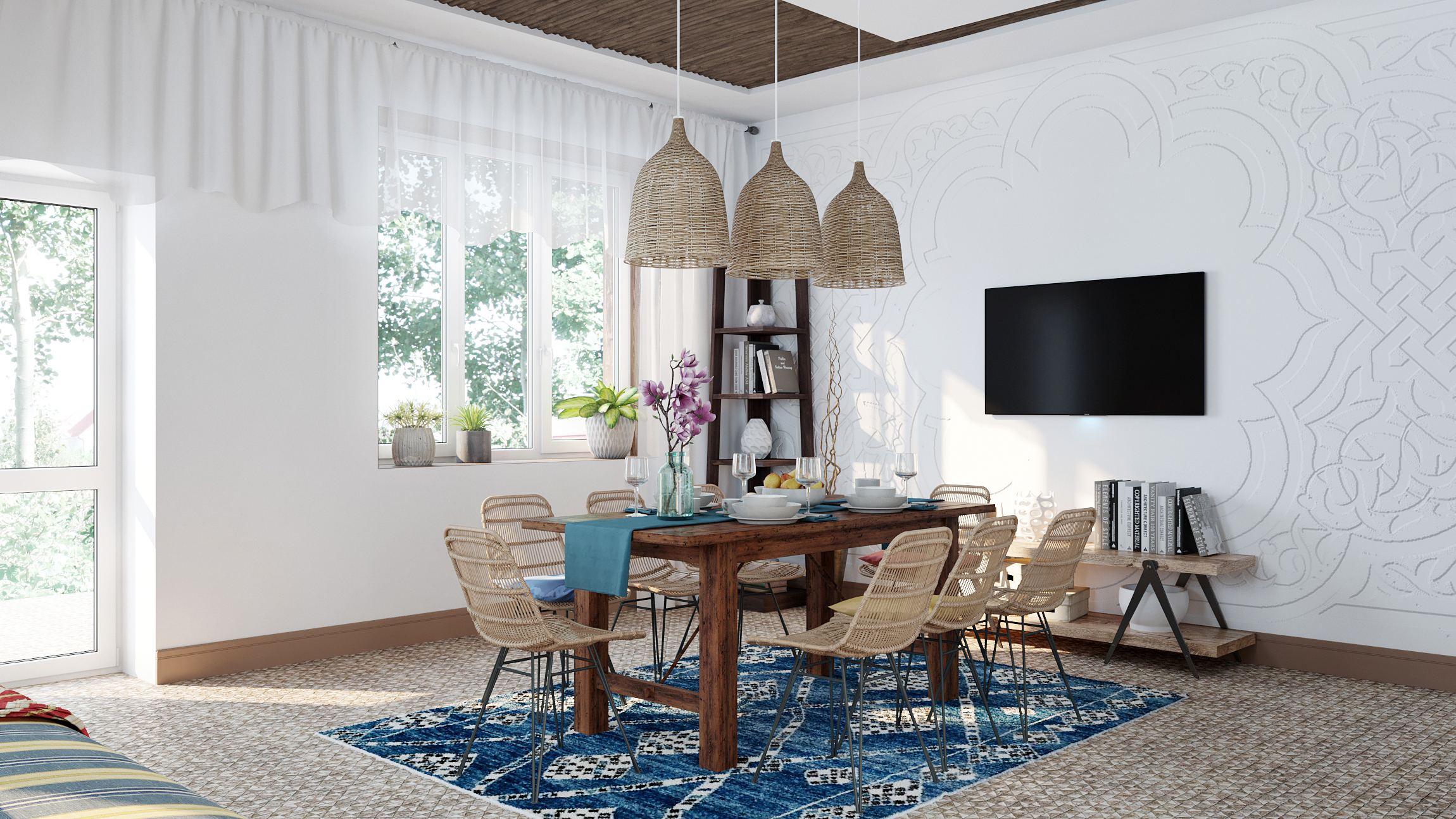 House. Moroccan motifs - 1nd floor-2