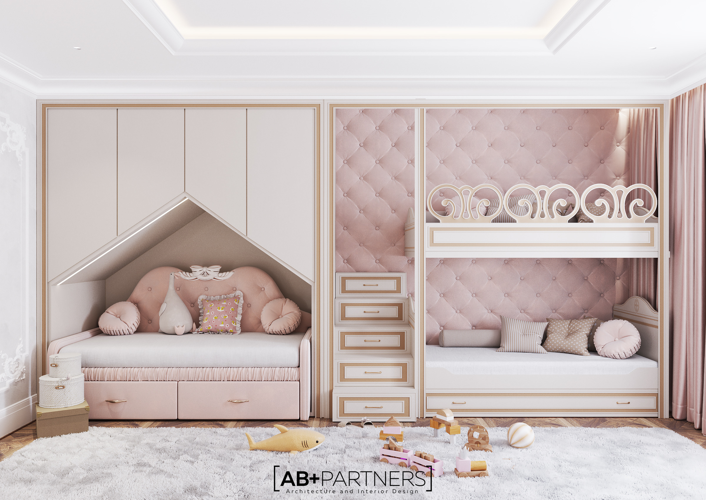 伦敦豪华别墅现代奢华室内设计-73