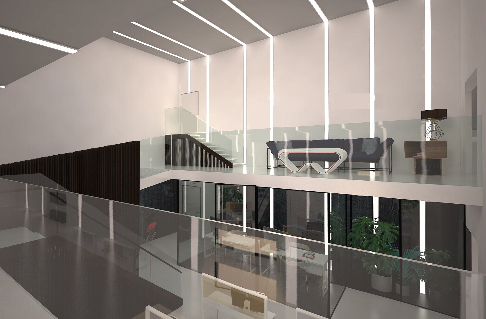 Design project for library of Moscow City University-5