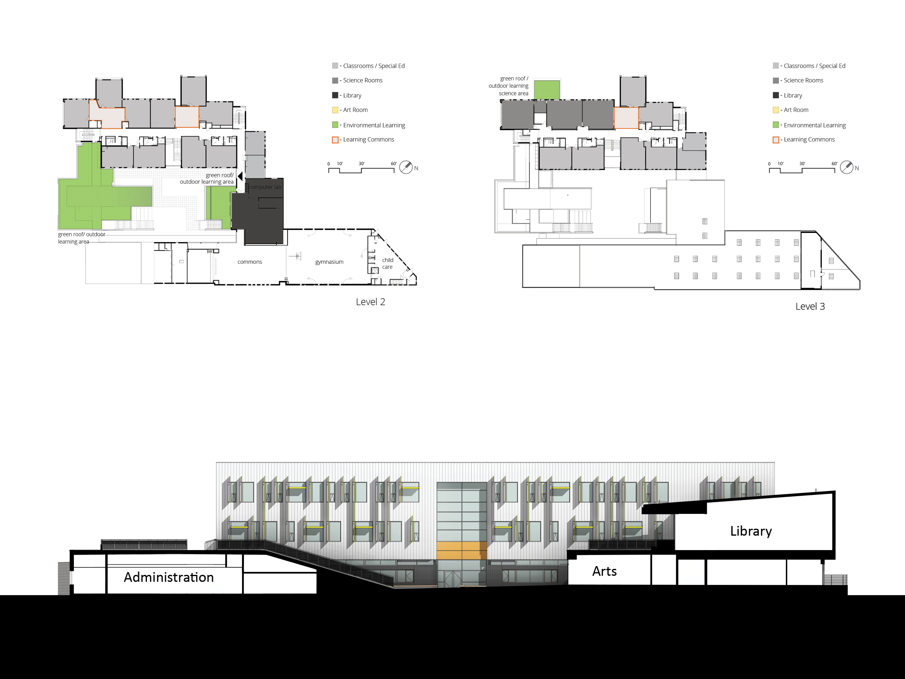 Hazel Wolf K·8 E·STEM 学校设计-14