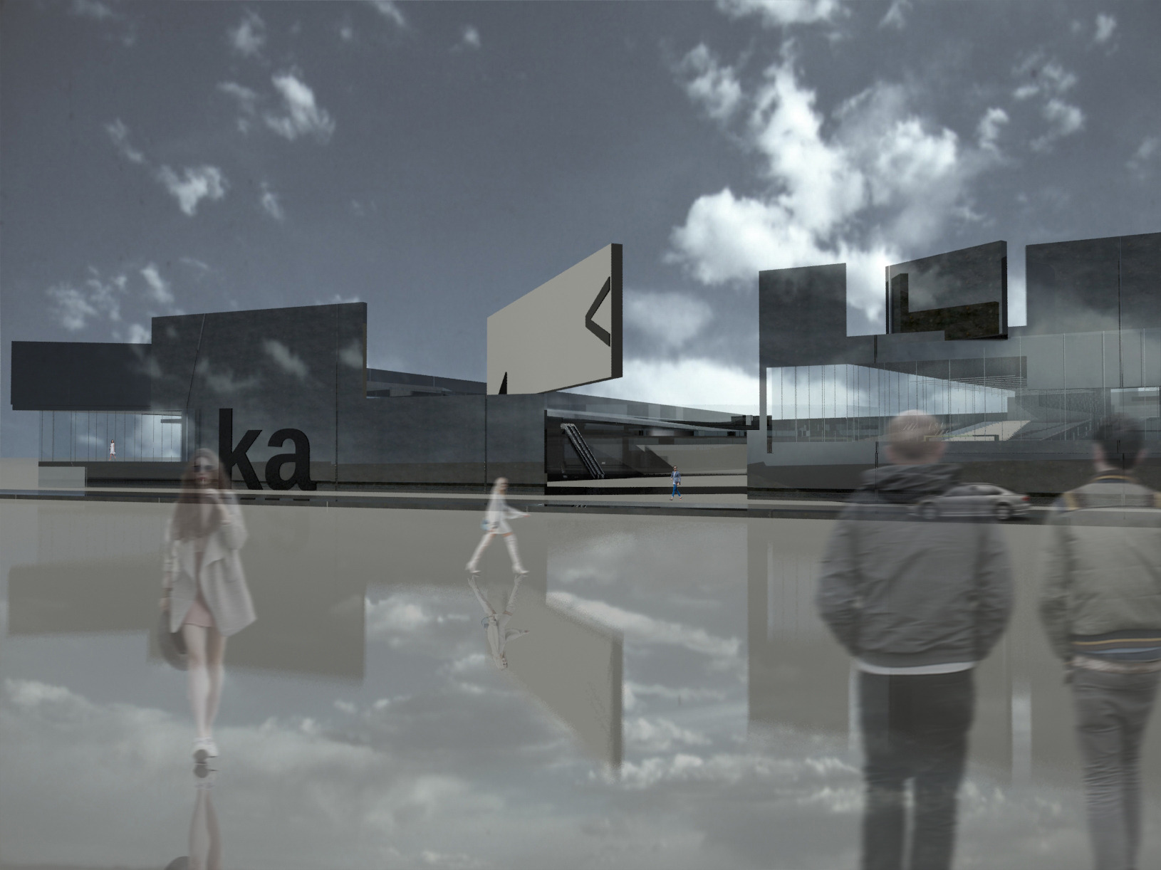 XXXXYYY 展览中心·有机统一的空间设计-15