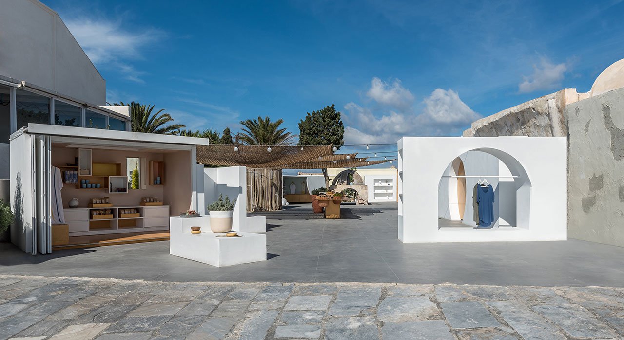 Cycladic Folklore Meets Contemporary Modernism at the Open Market on Santorini Island-9
