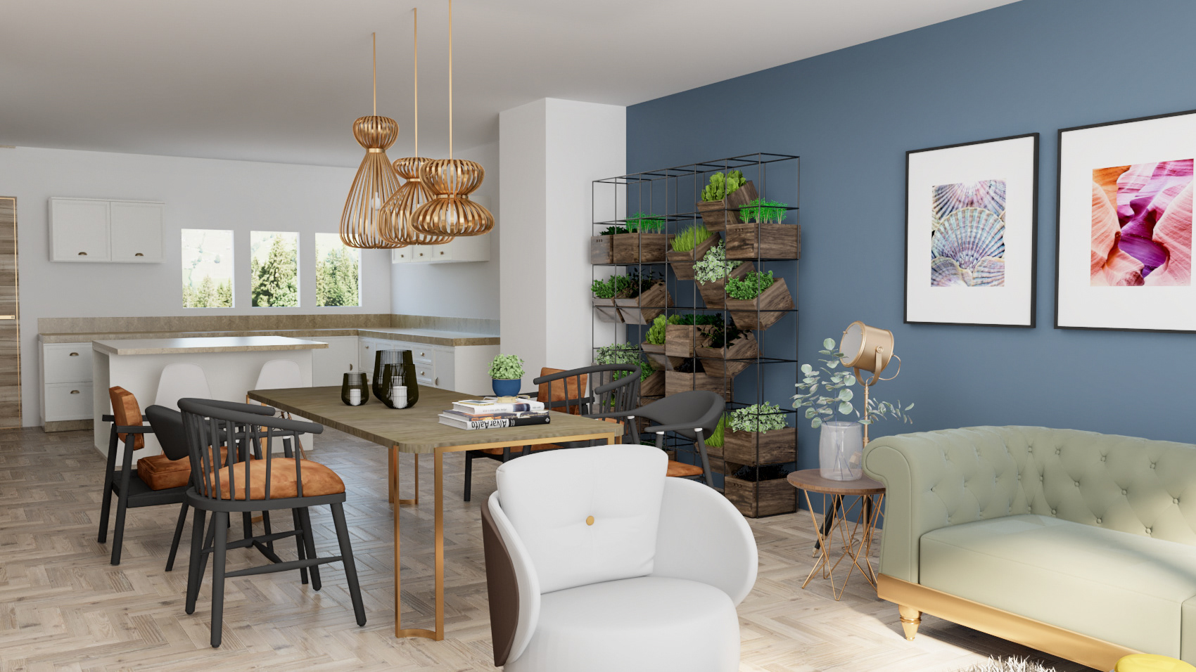 现代简约客厅设计案例-6