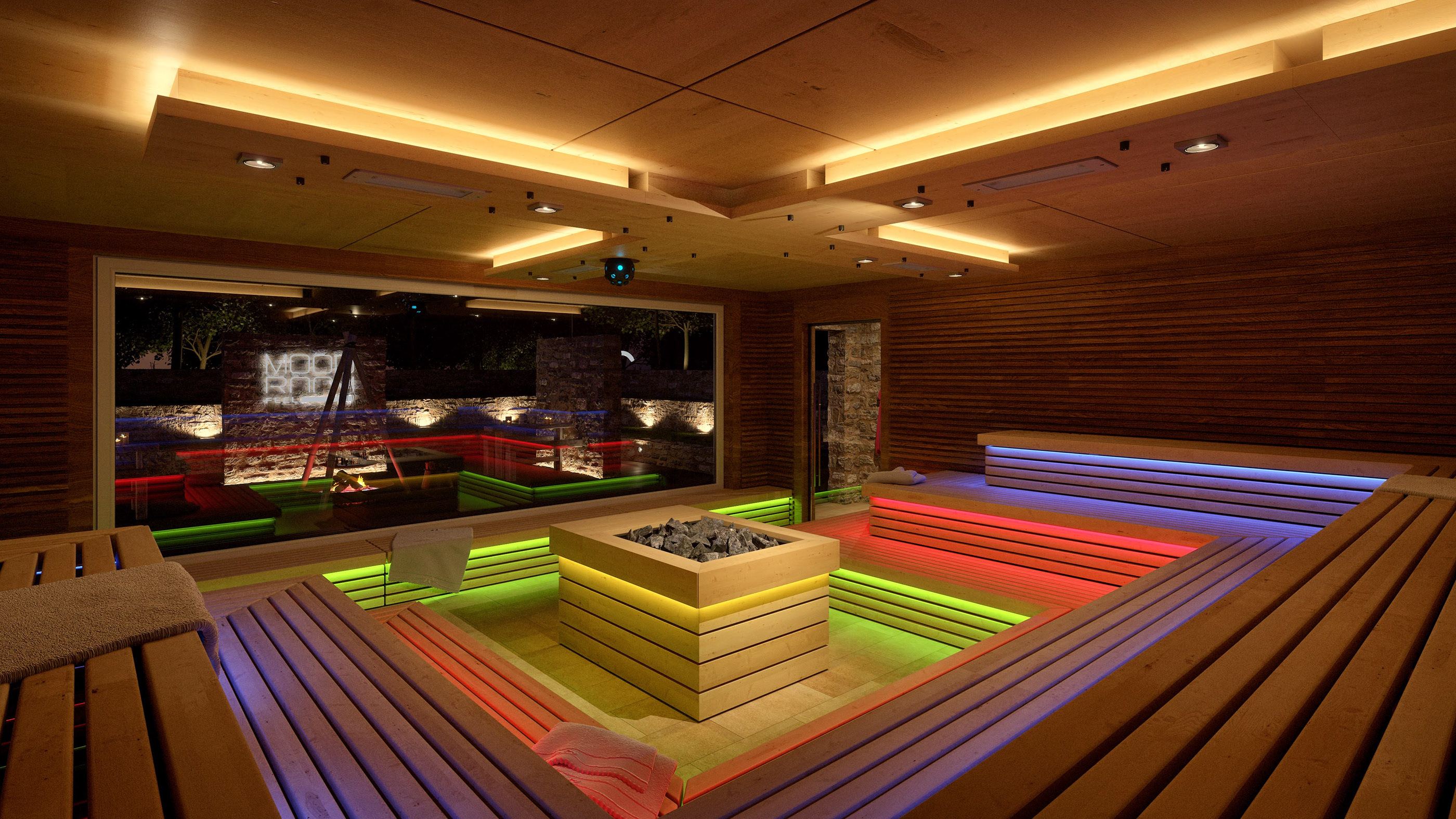 活动桑拿房设计，多元灯光营造 Mood-Room 氛围-13