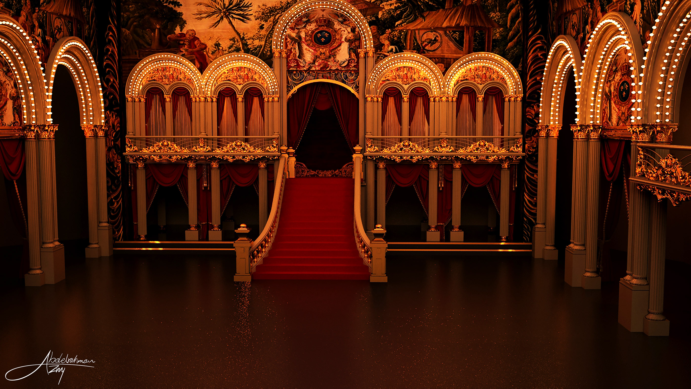 剧院宫殿的豪华装饰-2