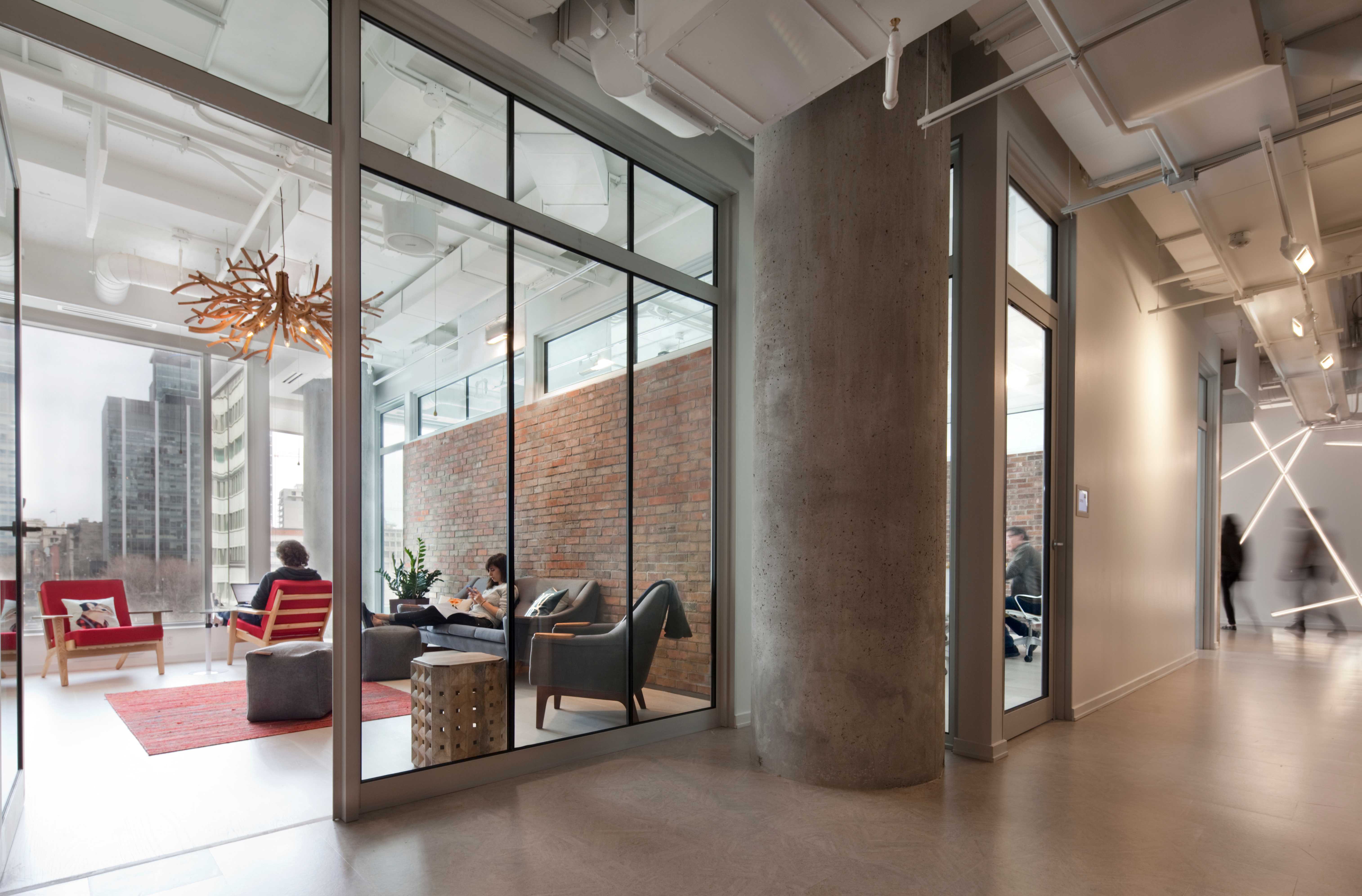 Shopify 蒙特利尔旗舰店，打造互动式景观办公空间-9