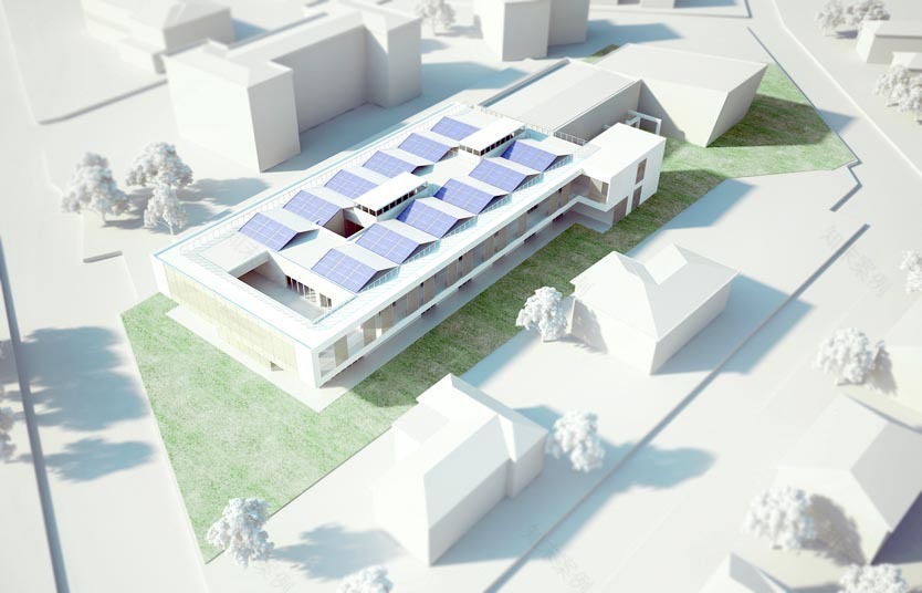 Caleppio 小学设计 | 融入社区的绿色教育空间-4