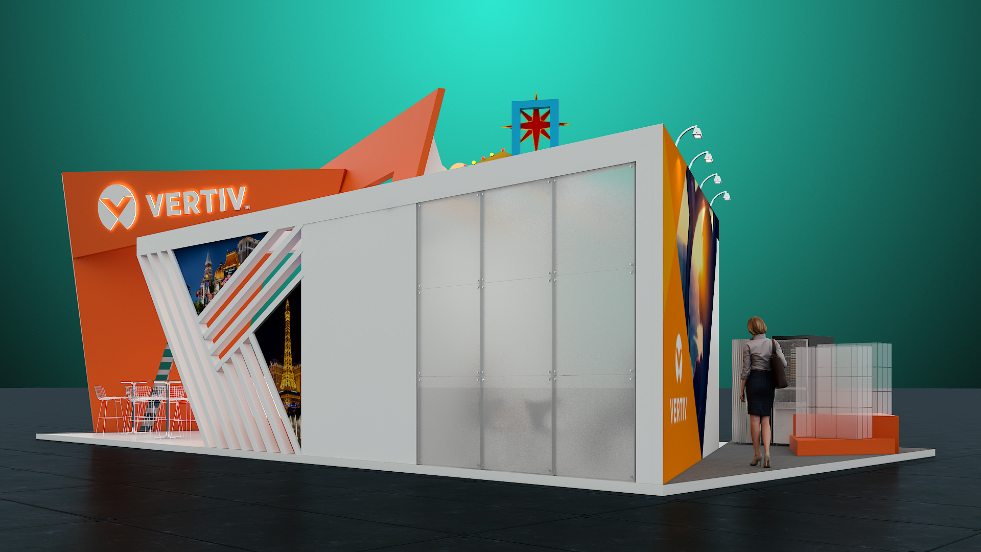 巴西 Vertiv98 平米网络中心 现代简约风格-6