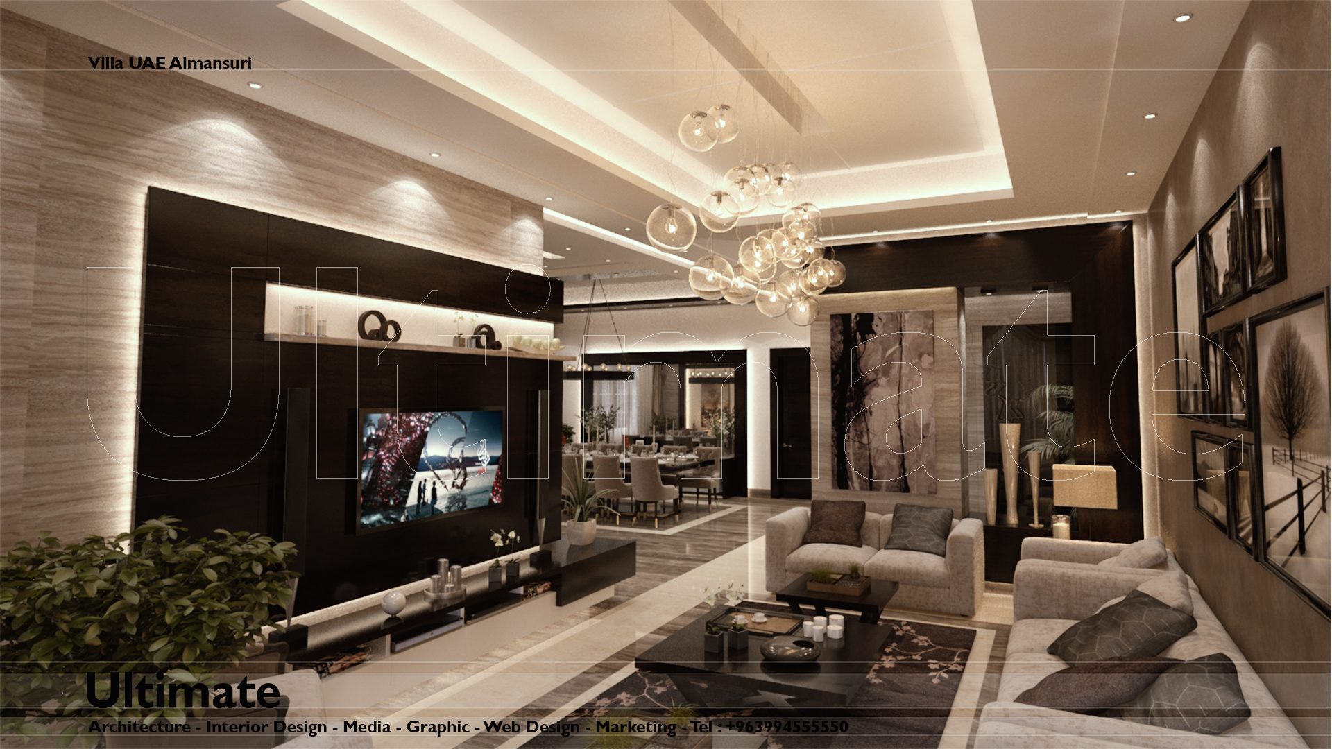 阿联酋 Almansuri 别墅室内设计案例分析-0