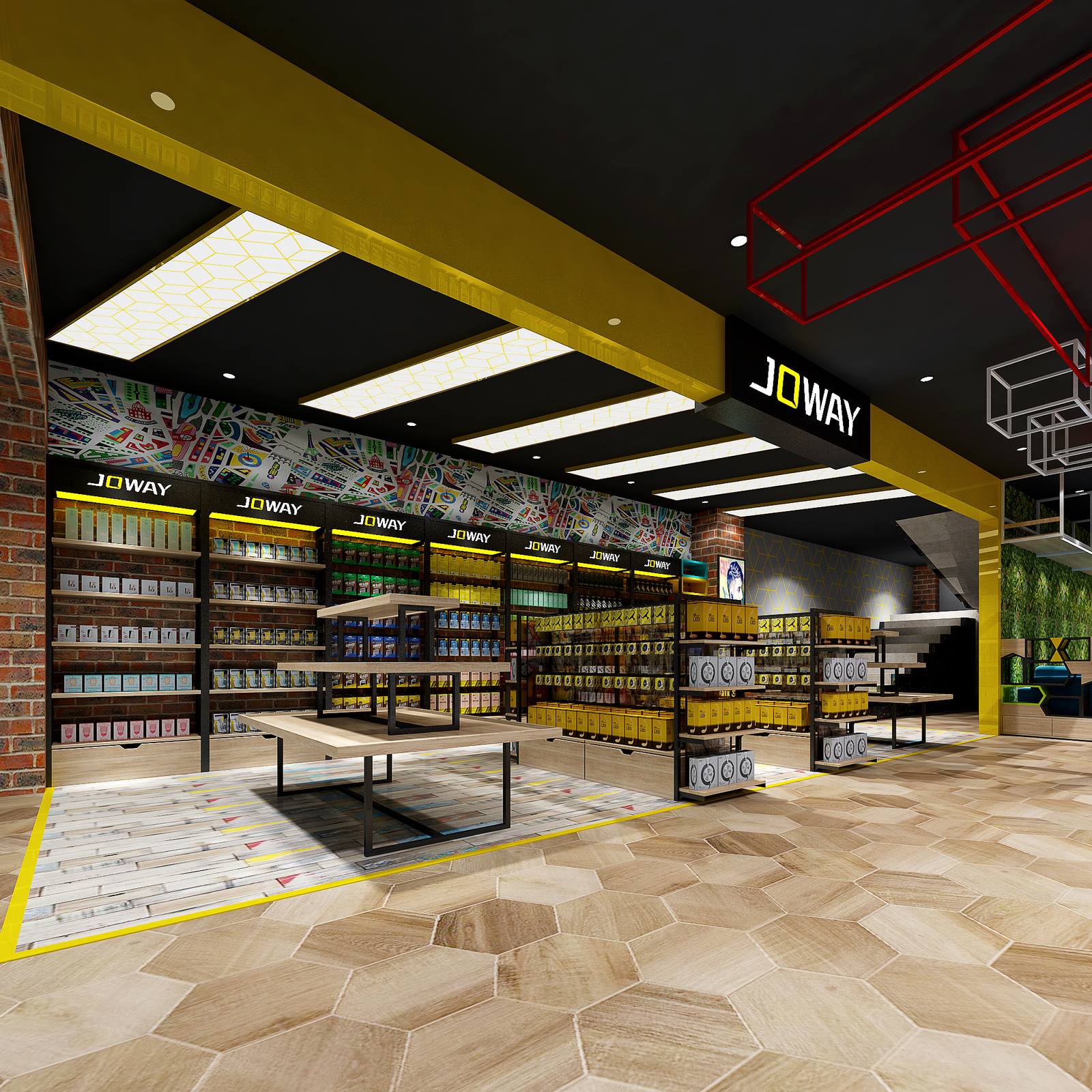 无影空间设计 · 乔威胶州狮龙世纪临街融合店-7