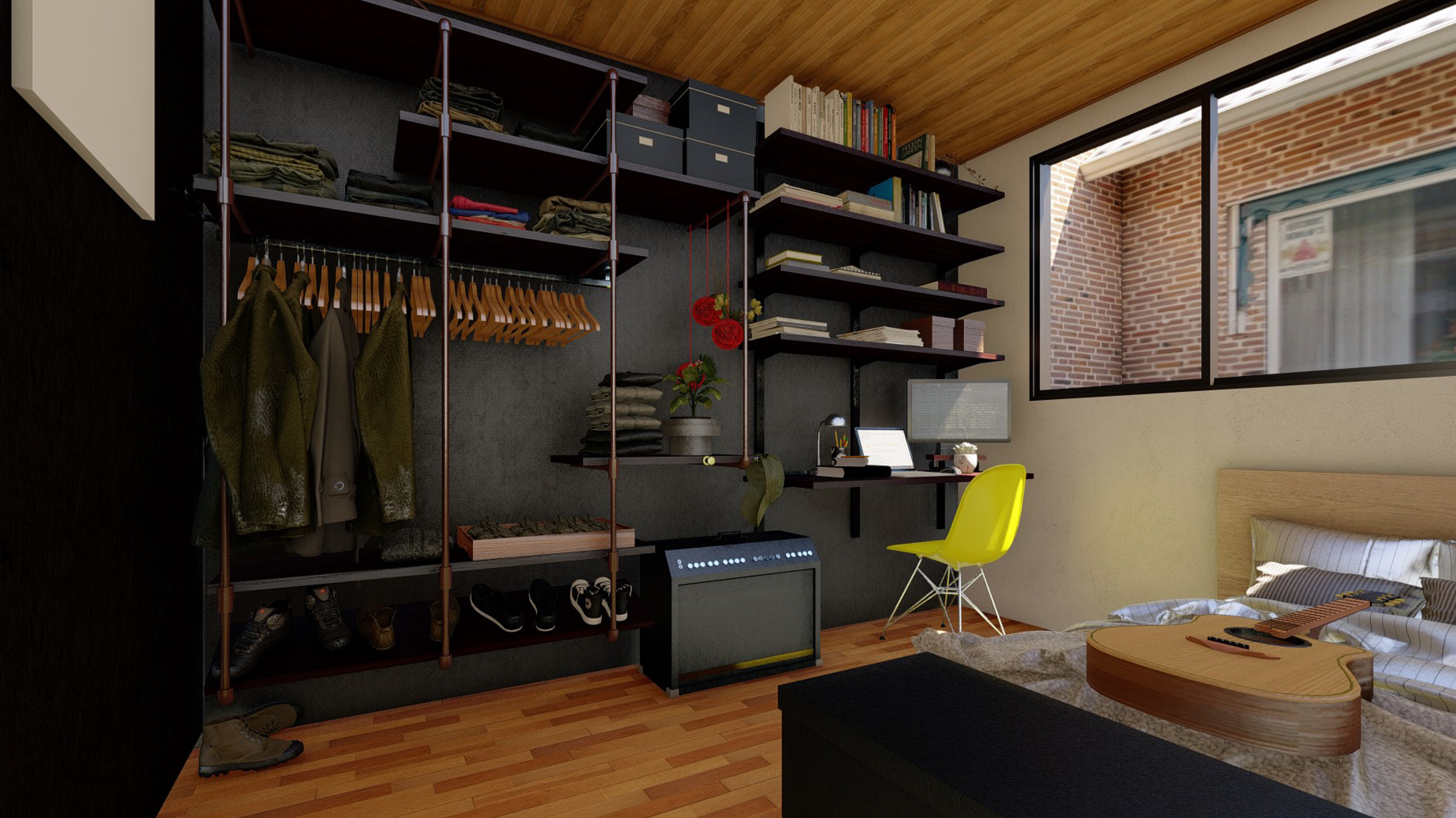《七月四号室》——专为年轻程序员和音乐家打造的空间设计-13