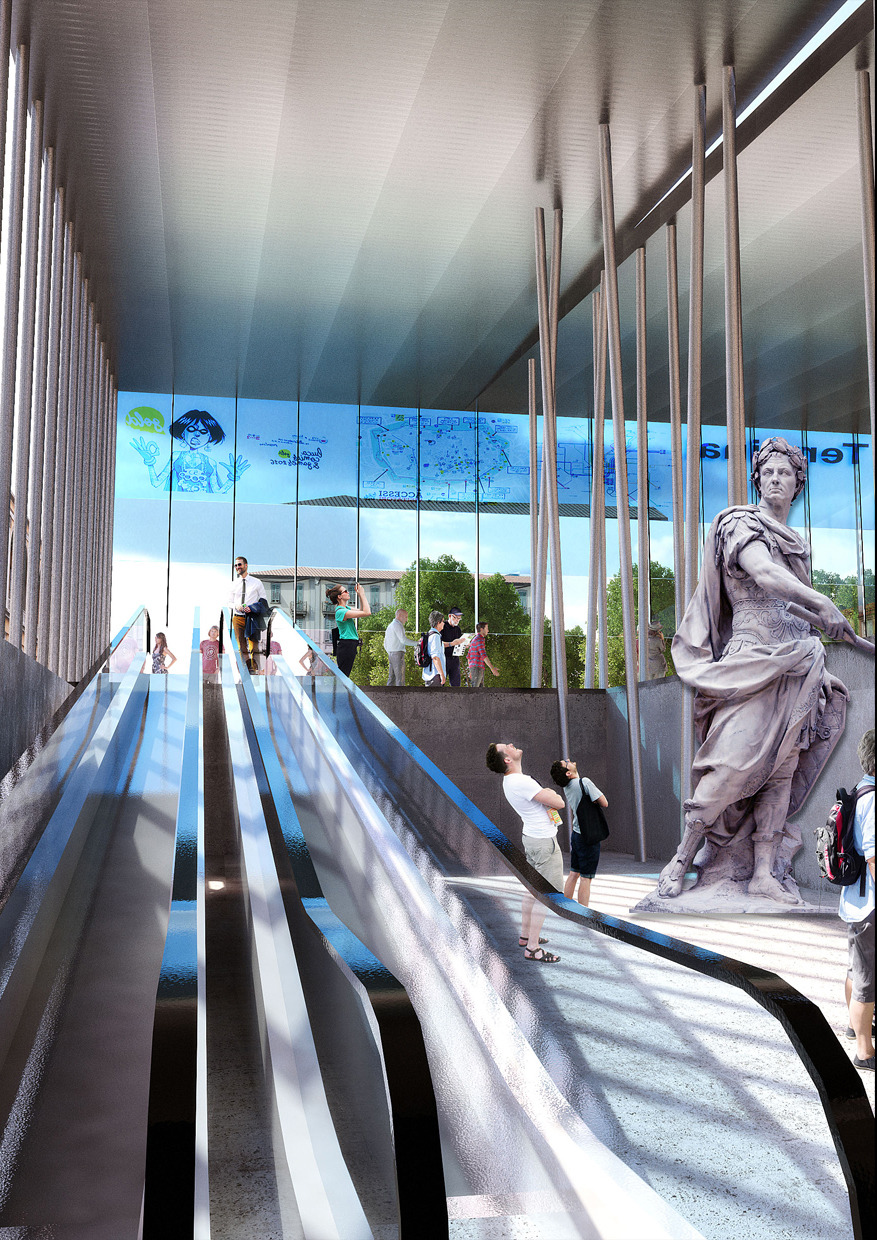 意大利卢卡火车站旁的多功能公共空间设计-18