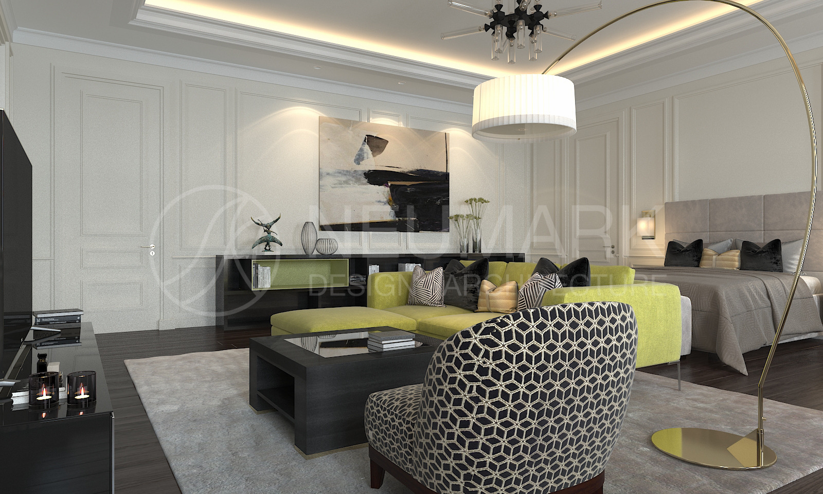 莫斯科英伦风豪华别墅设计-25