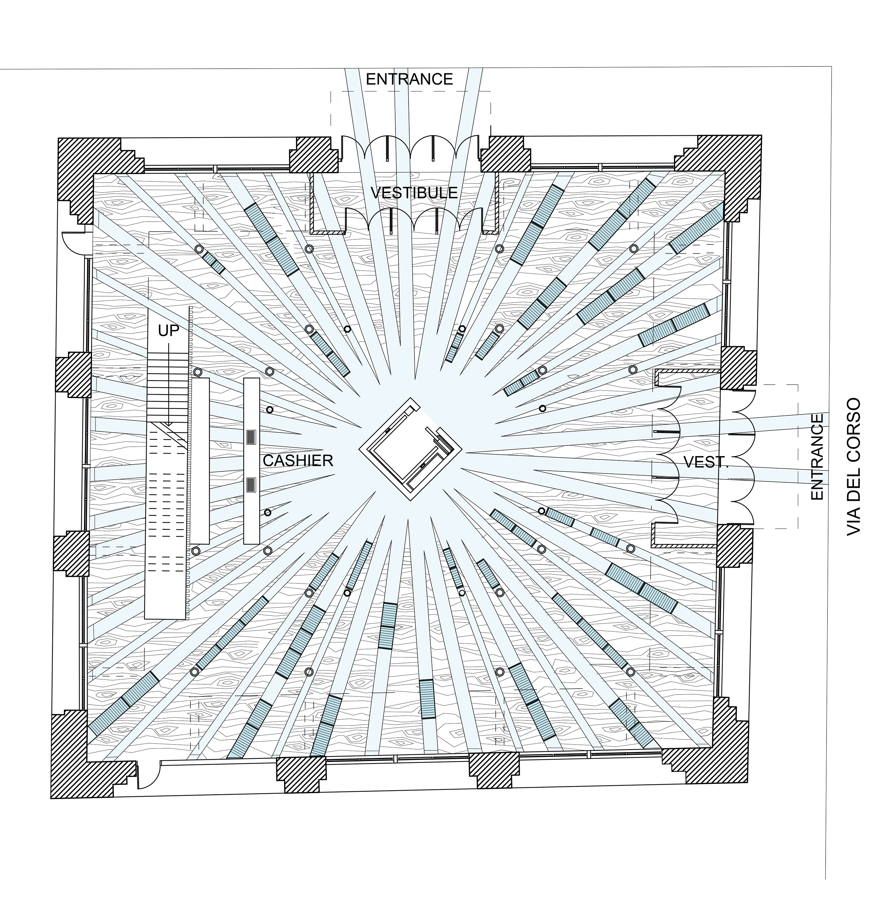 罗马协作项目 | 扰动书店/咖啡厅设计-4
