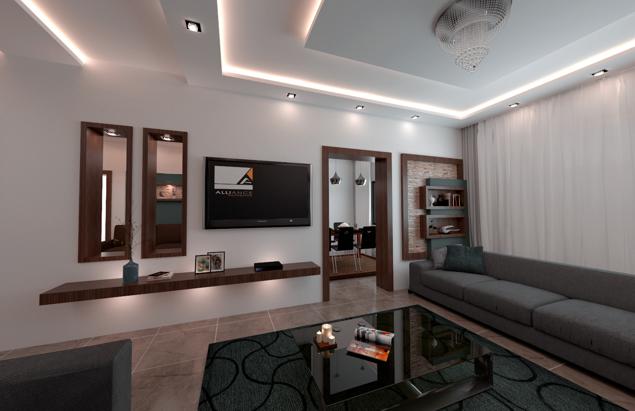 2017 年别墅 M.B.S 室内设计 | 定制家具与空间完美融合-2