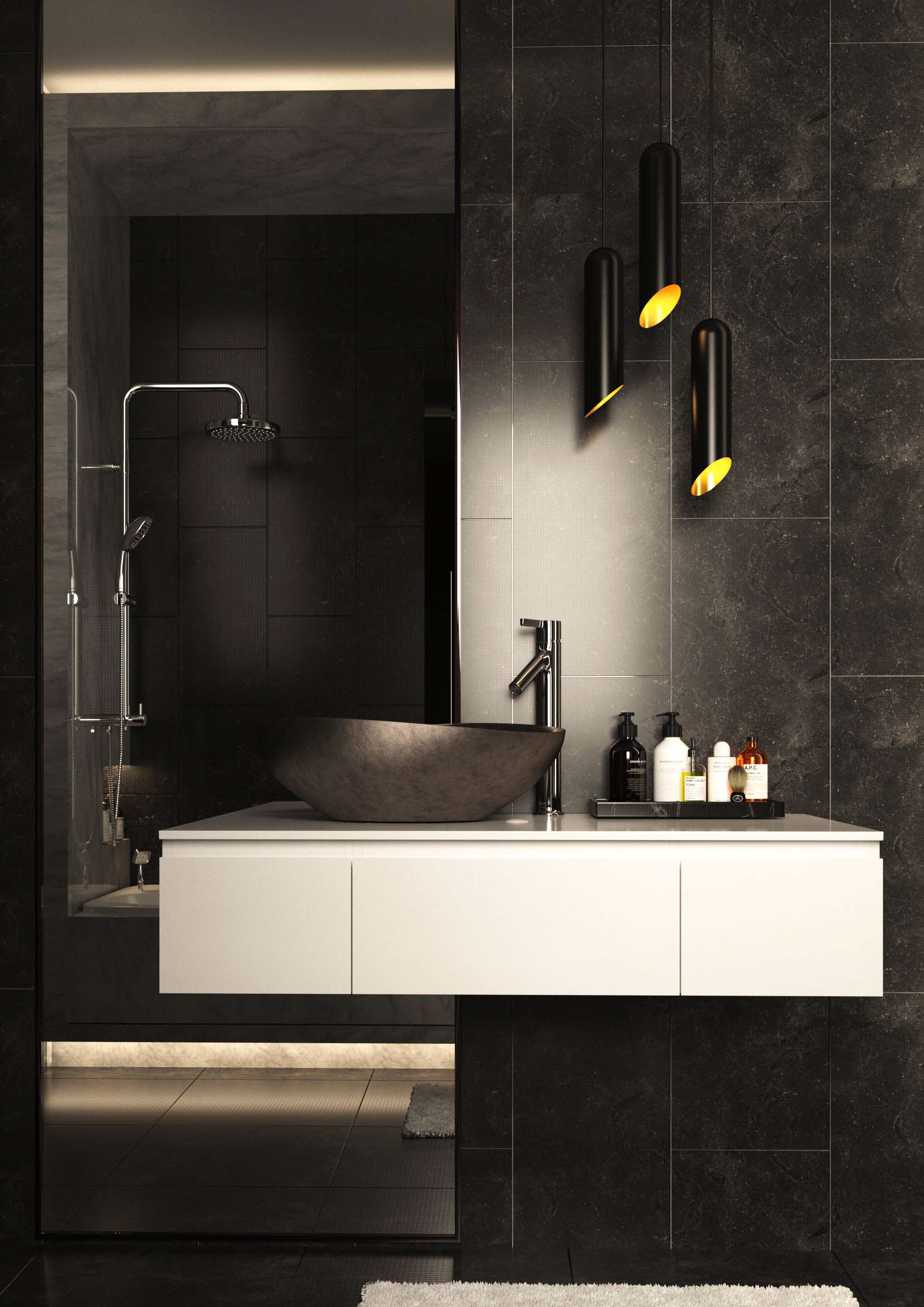 简约时尚的浴室设计-0