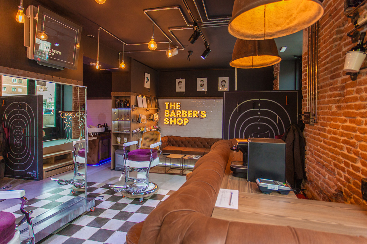 马德里男士理发店-5