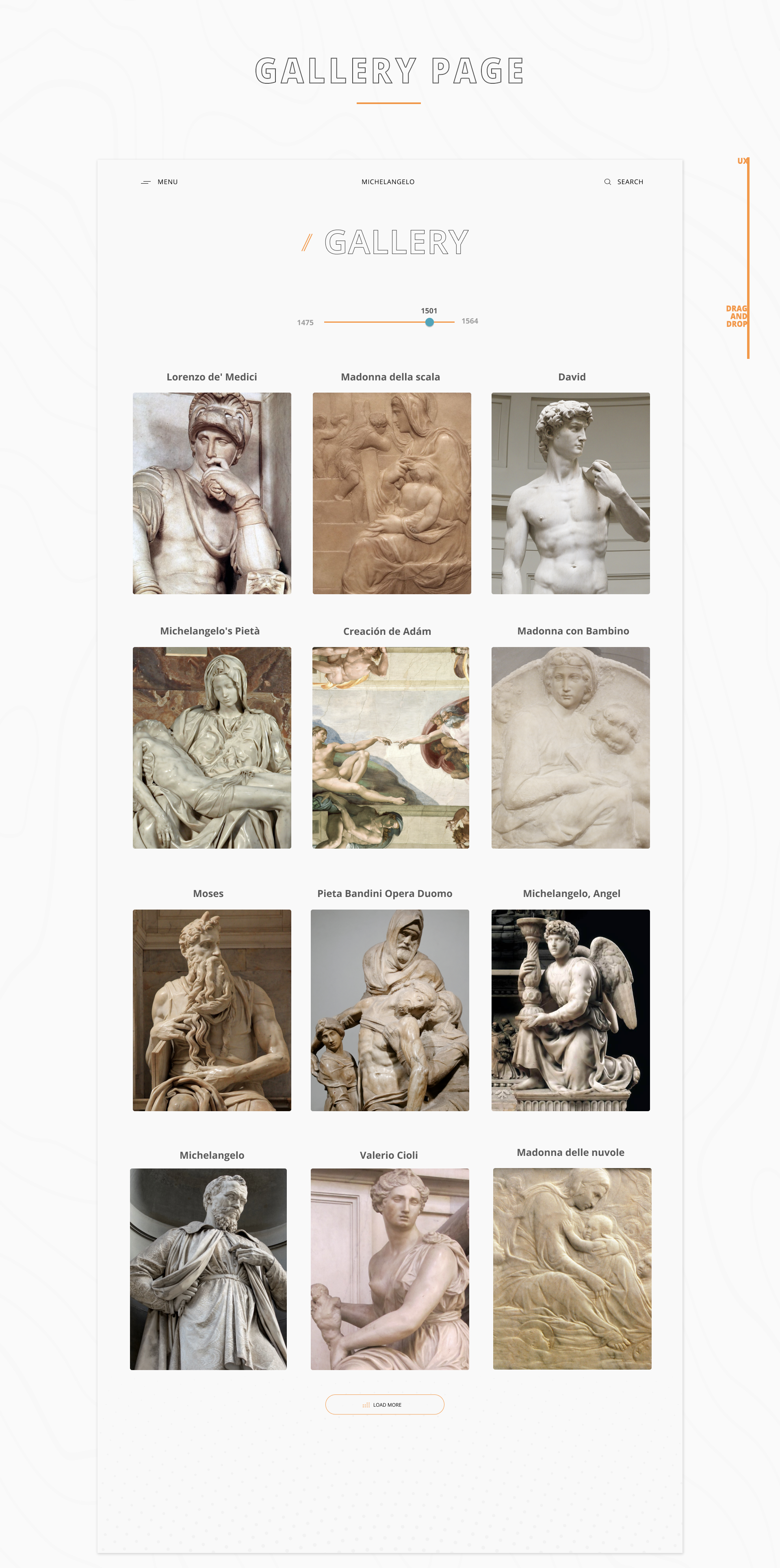 Web design art project UX /UI-8