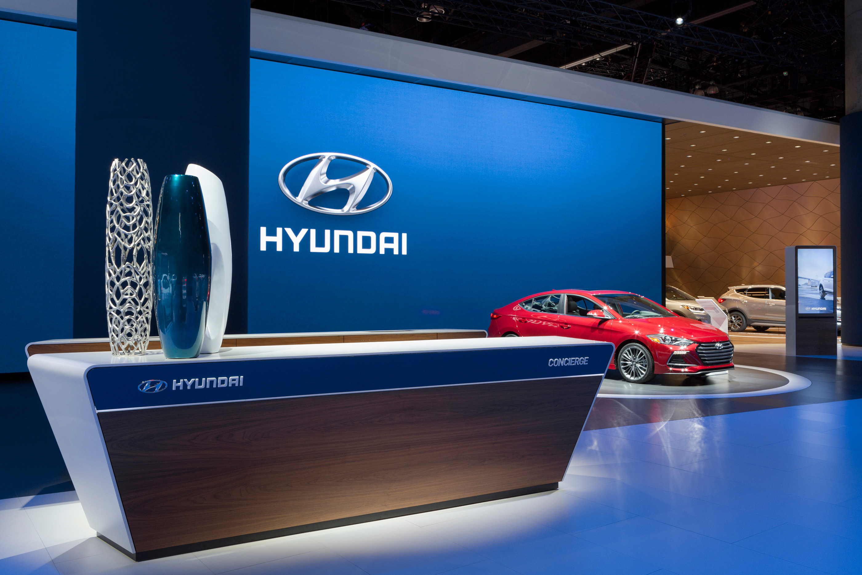 现代汽车洛杉矶车展 2016 展示空间设计-5