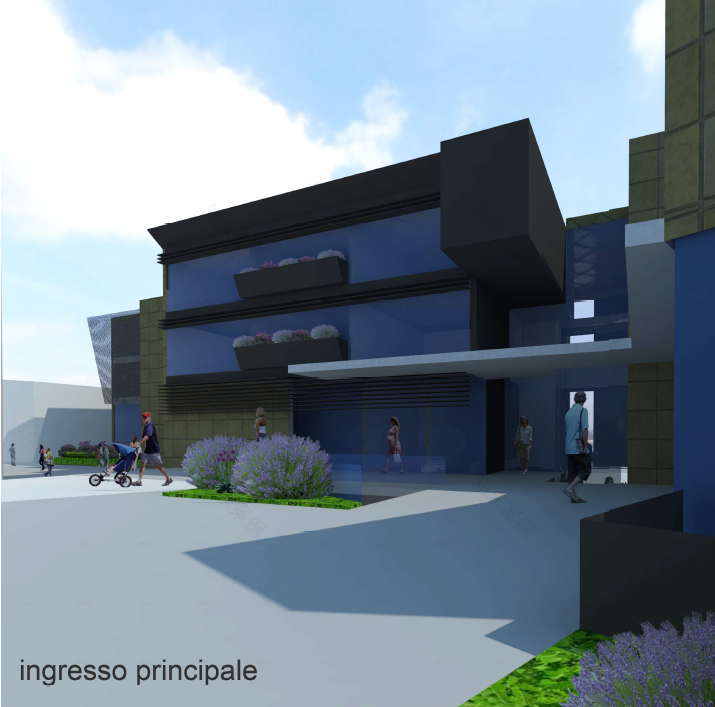 融合校园与社区的餐饮酒店教育中心-0