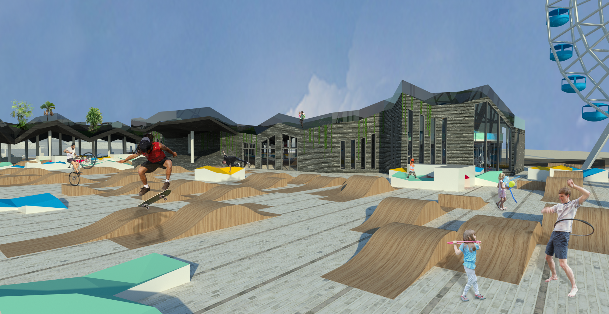 加州圣塔莫尼卡码头公园-1