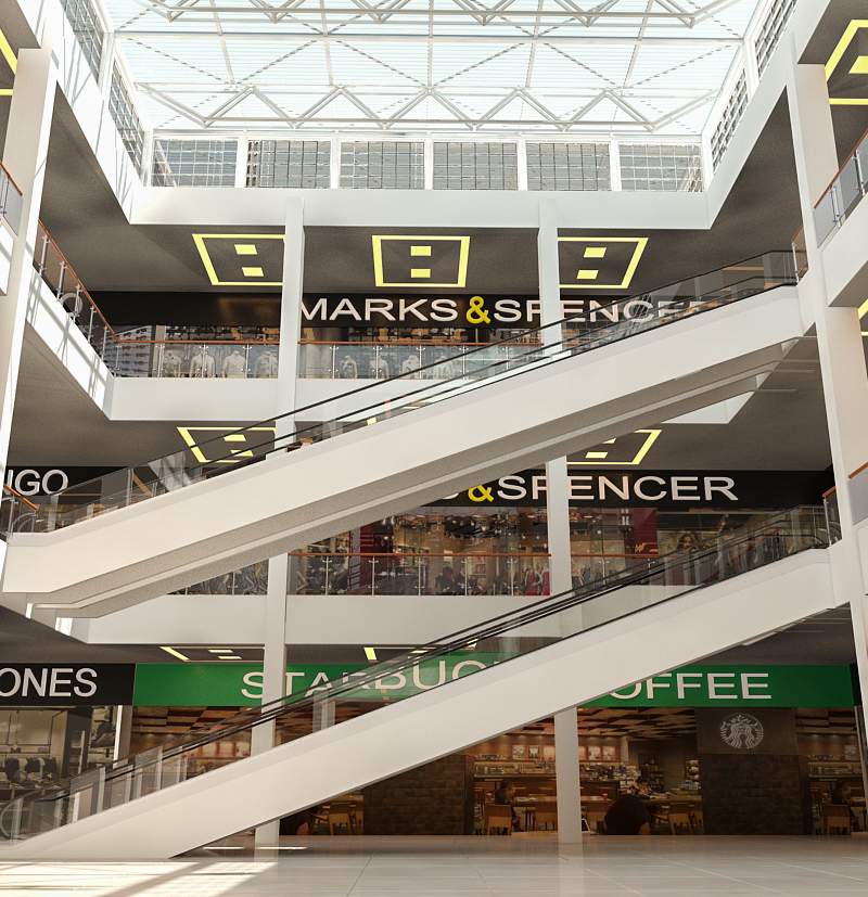 商业广场中庭室内设计案例解析-4