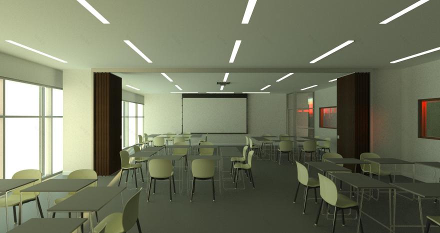 模块化设计打造现代中学教育空间-4