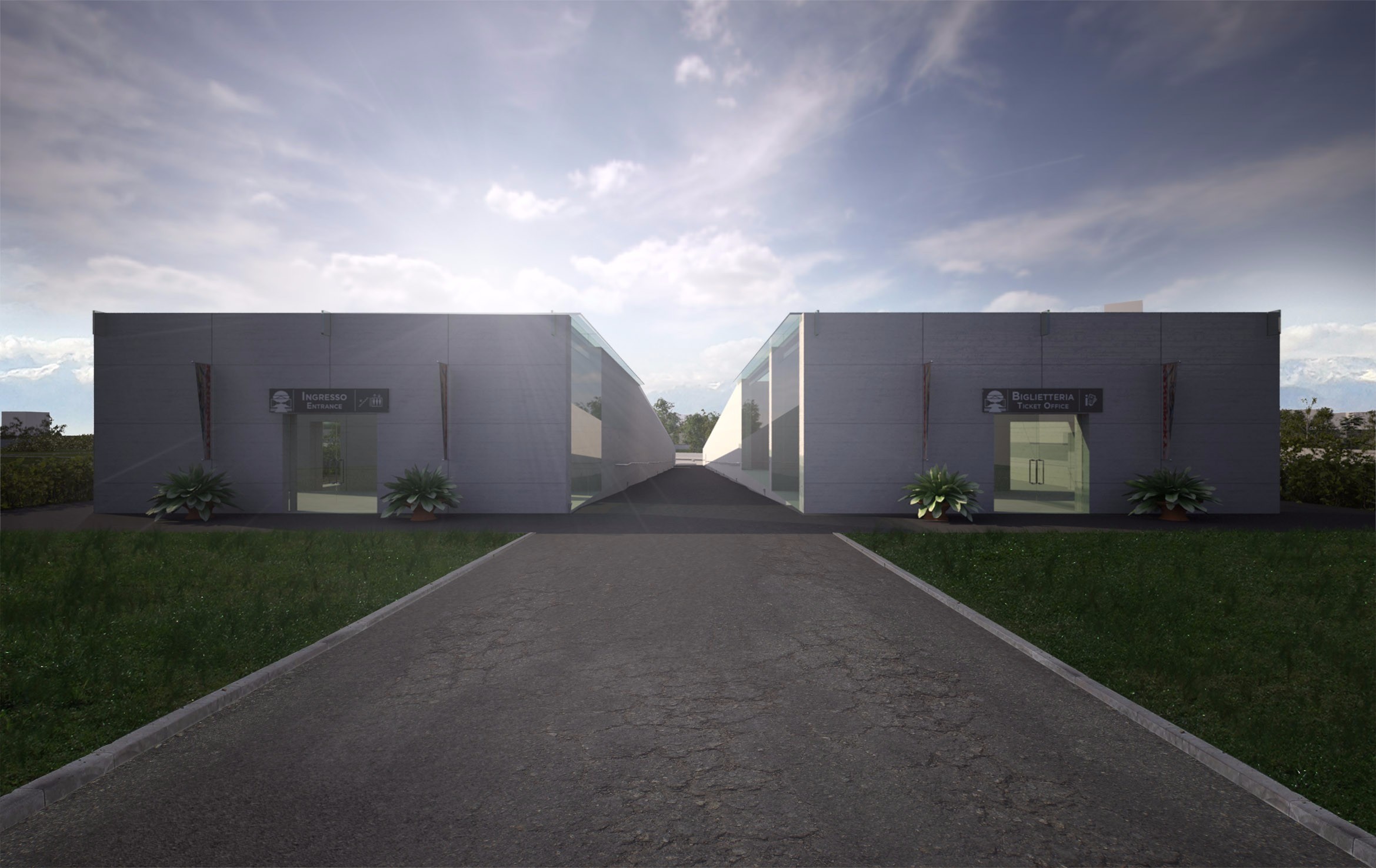 2015 年多功能文化中心的夜间景观设计-15