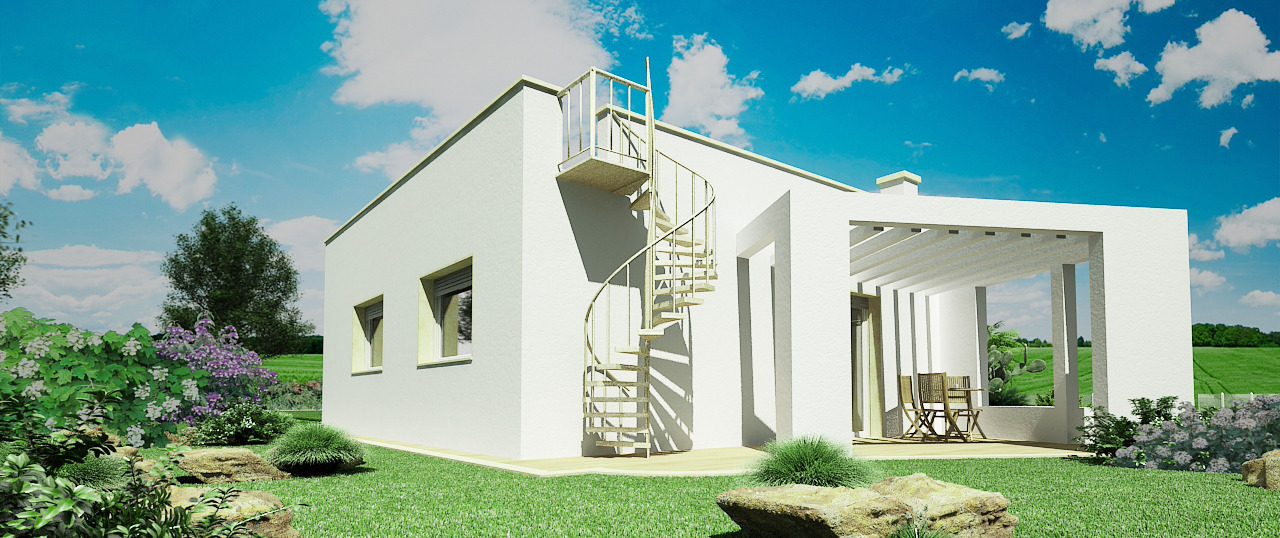 现代乡村风格别墅设计典范-1