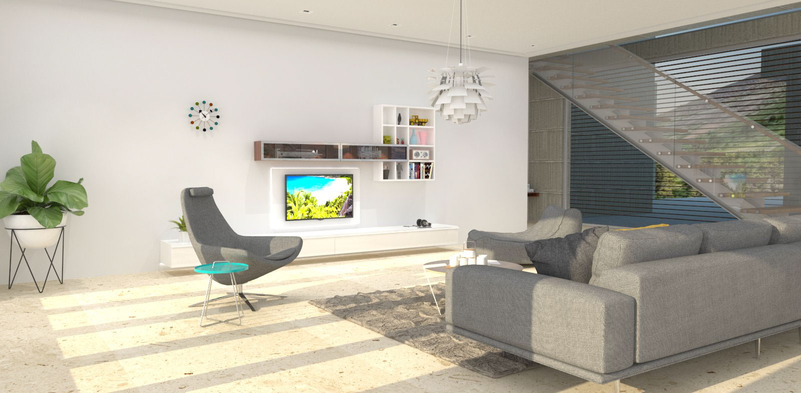 悬崖泳池现代宅，集装箱空间灵感-2