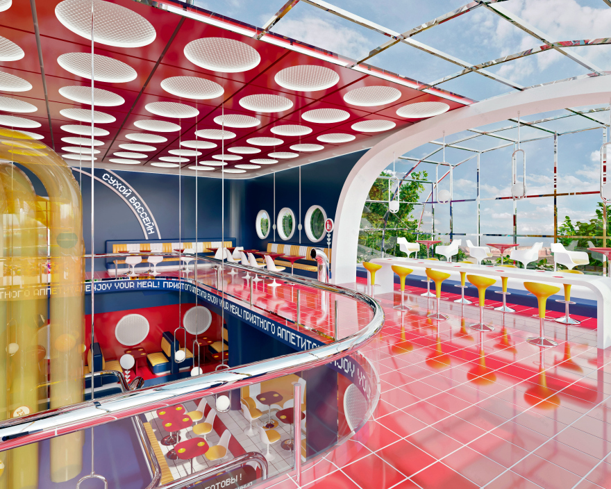 未来主义餐饮空间“FoodBall”-13