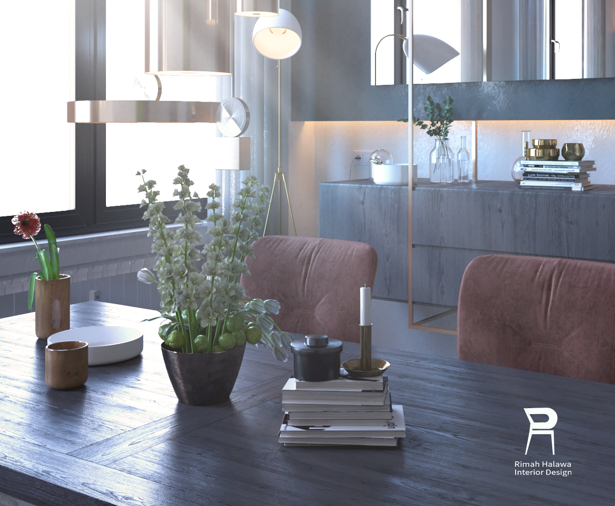 黑白简约餐厅设计-8