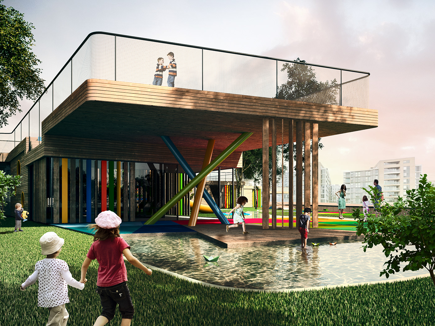 伦敦幼儿园——灵活多变的空间设计-2