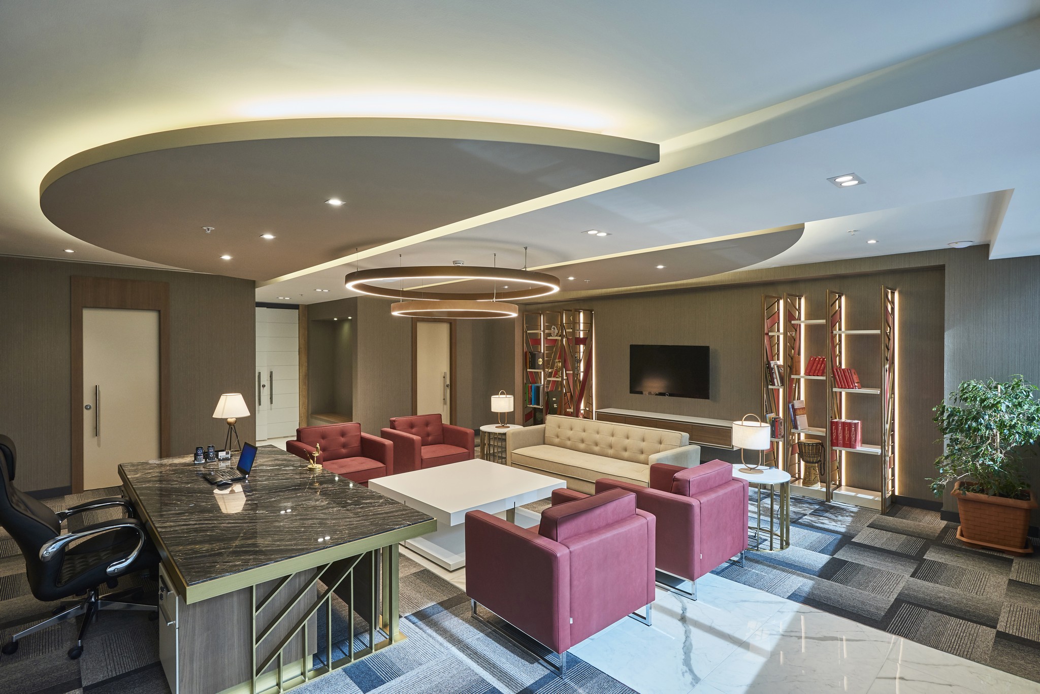 Imak Ofset 管理办公室,现代与有机的融合-17