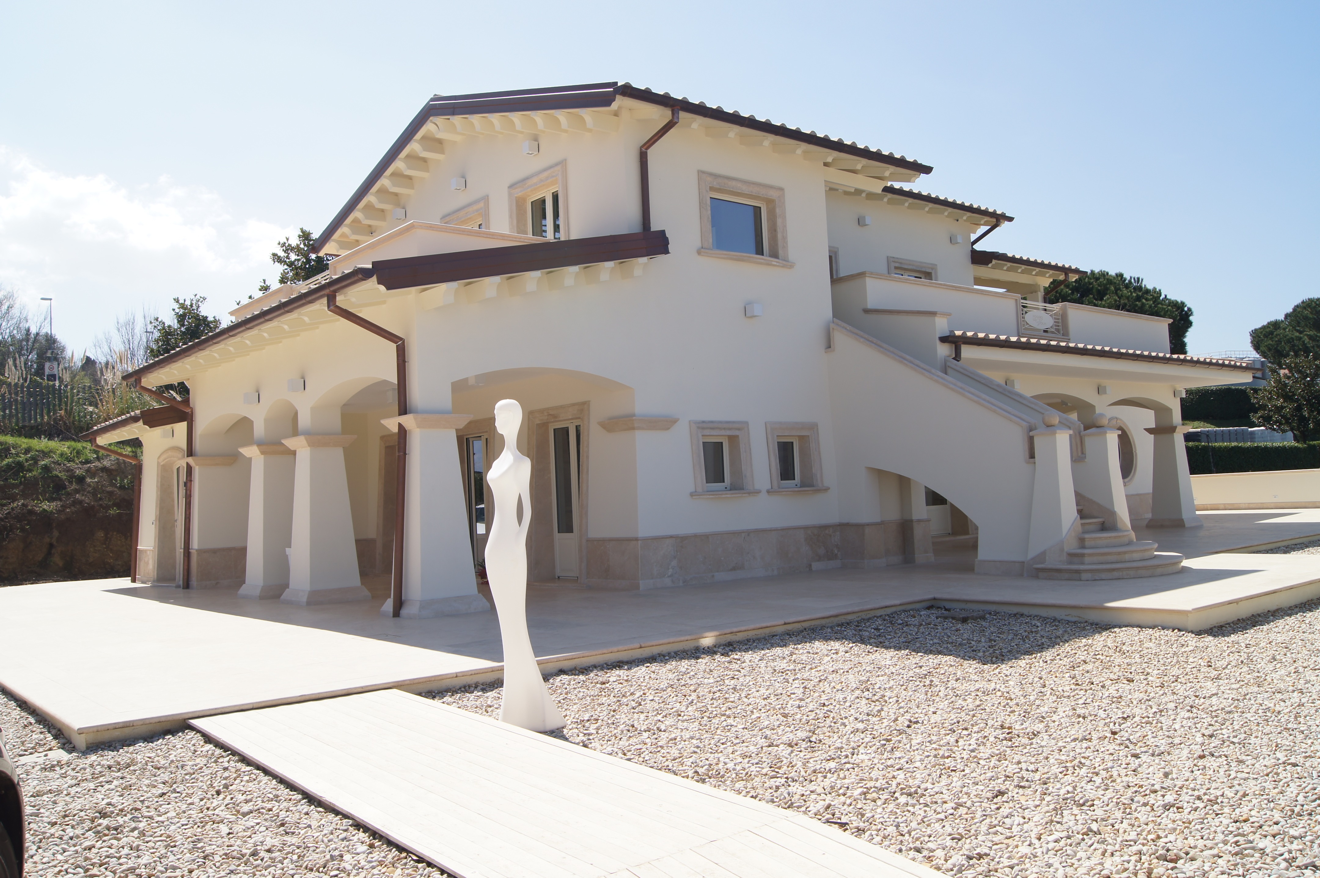 罗马郊外葡萄酒庄园的优雅室内设计-1