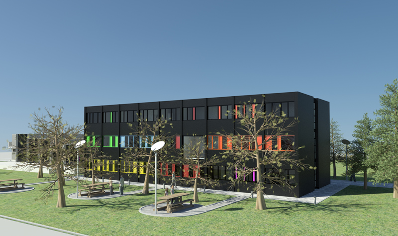 新建专业技能培训中心,展现现代教育空间设计-3