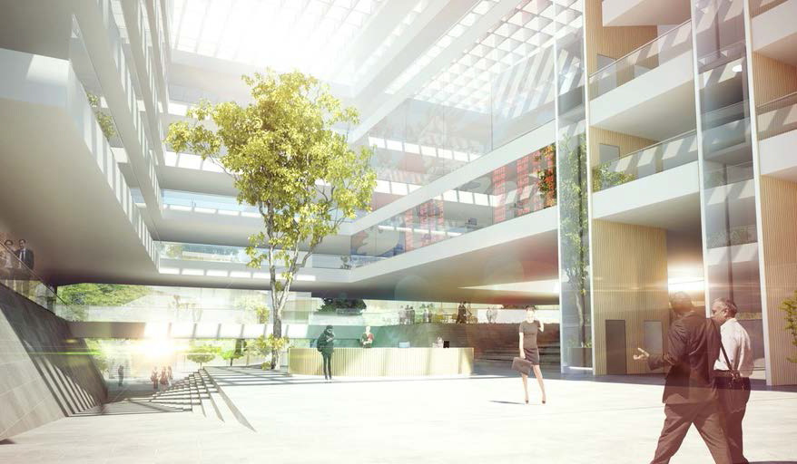 意式 grid 设计理念融入 CCB 深圳湾办公楼-18