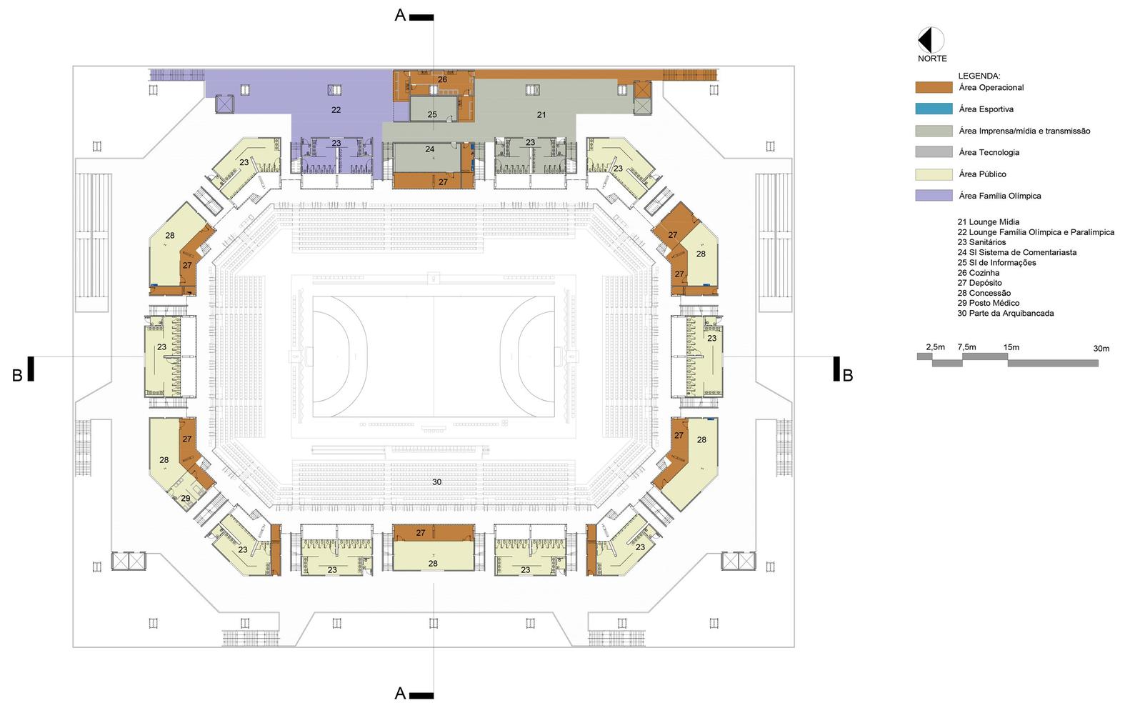 里约 2016 奥运会手球赛场——灵活可变的八角形建筑-42