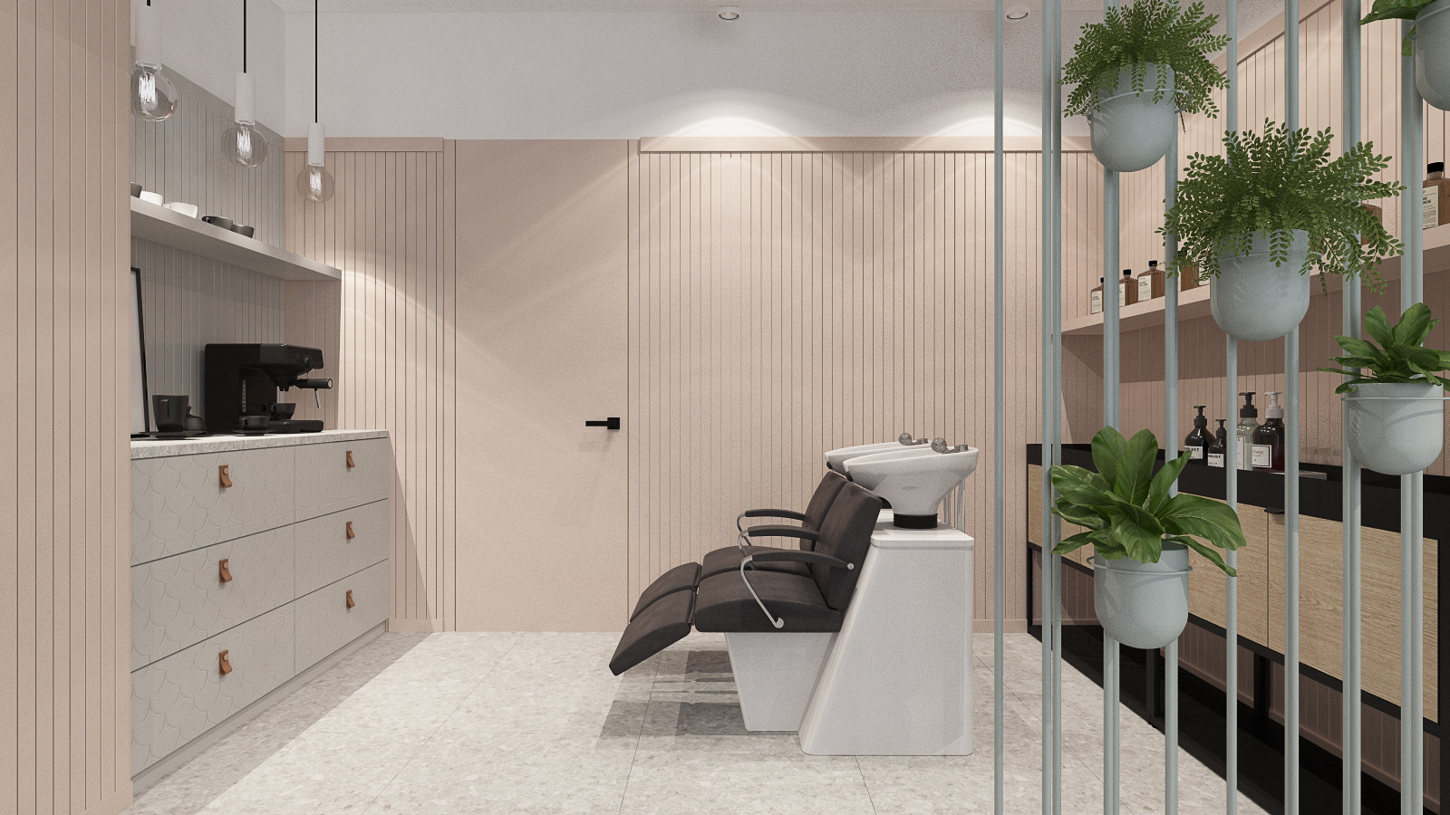 比利时 45 平米美容院,打造现代简约美妆空间-6