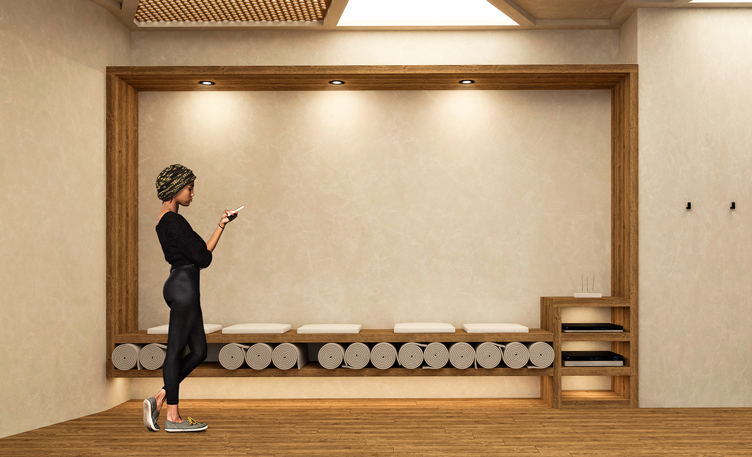 简约城市绿洲——246 平米 wellness 中心设计-27